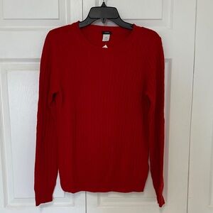 NWT JCrew Vibrant Red Crewneck Sweater